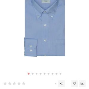 Classic Button-Down Dress Shirt in Light Blue